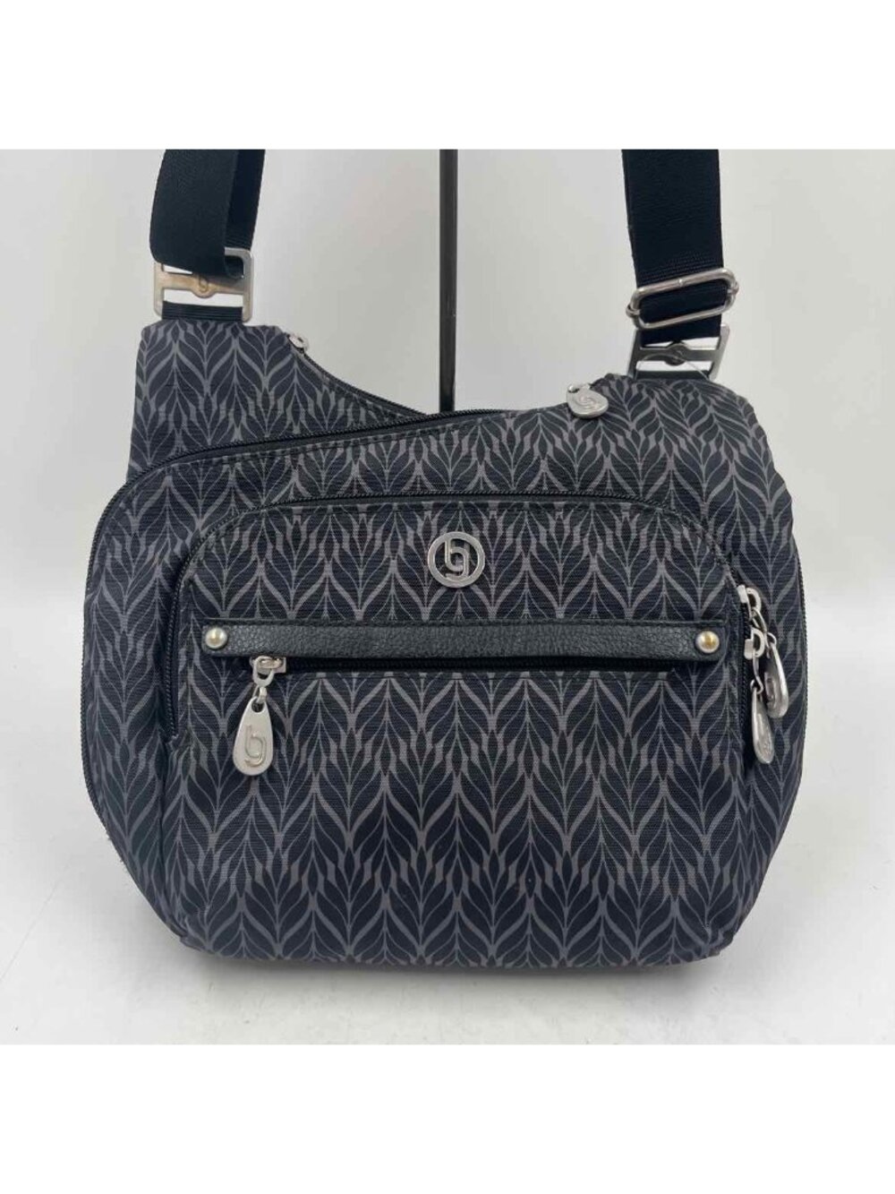 Baggallini Crossbody Women's Gray abstract Purse